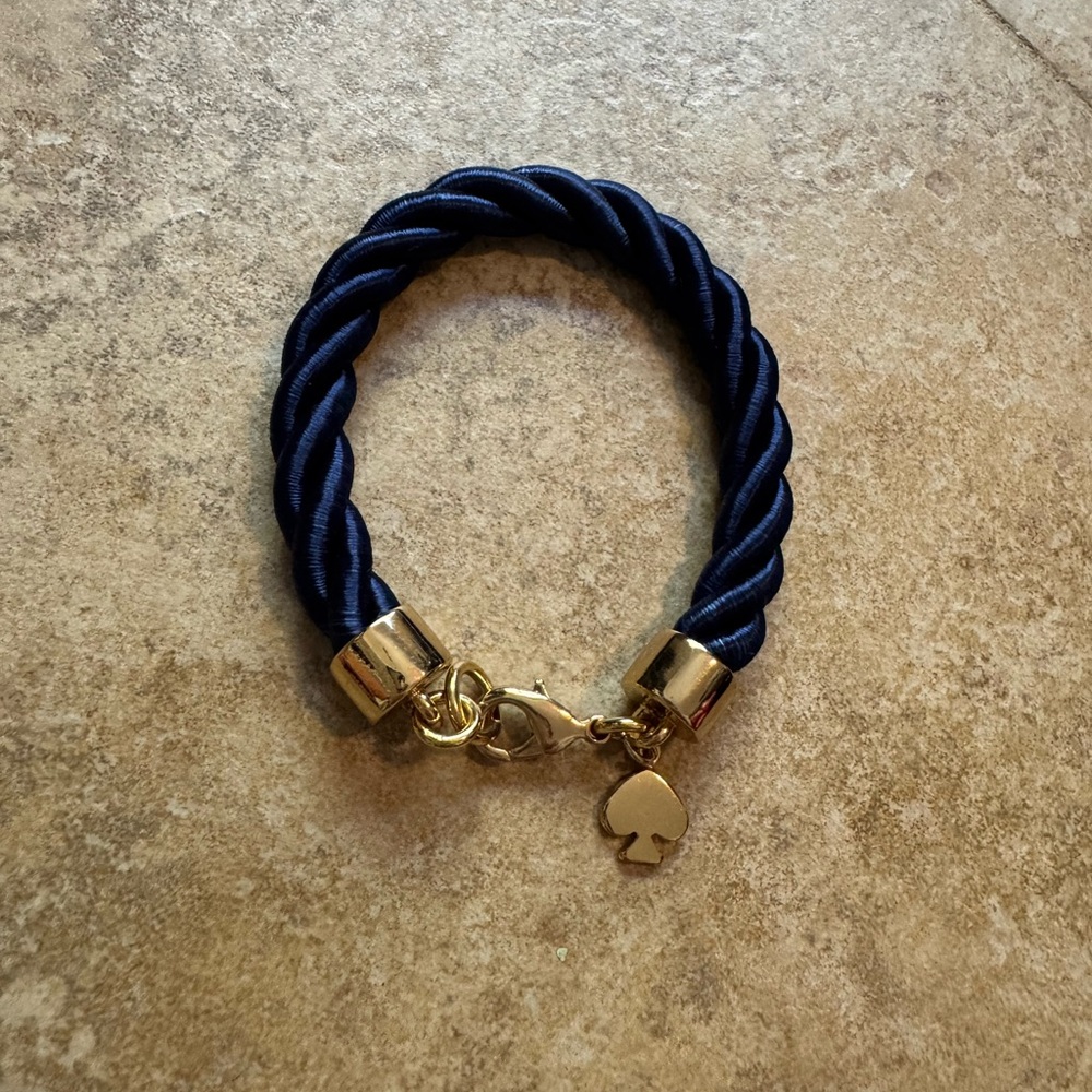 Kate Spade Navy Rope Bracelet